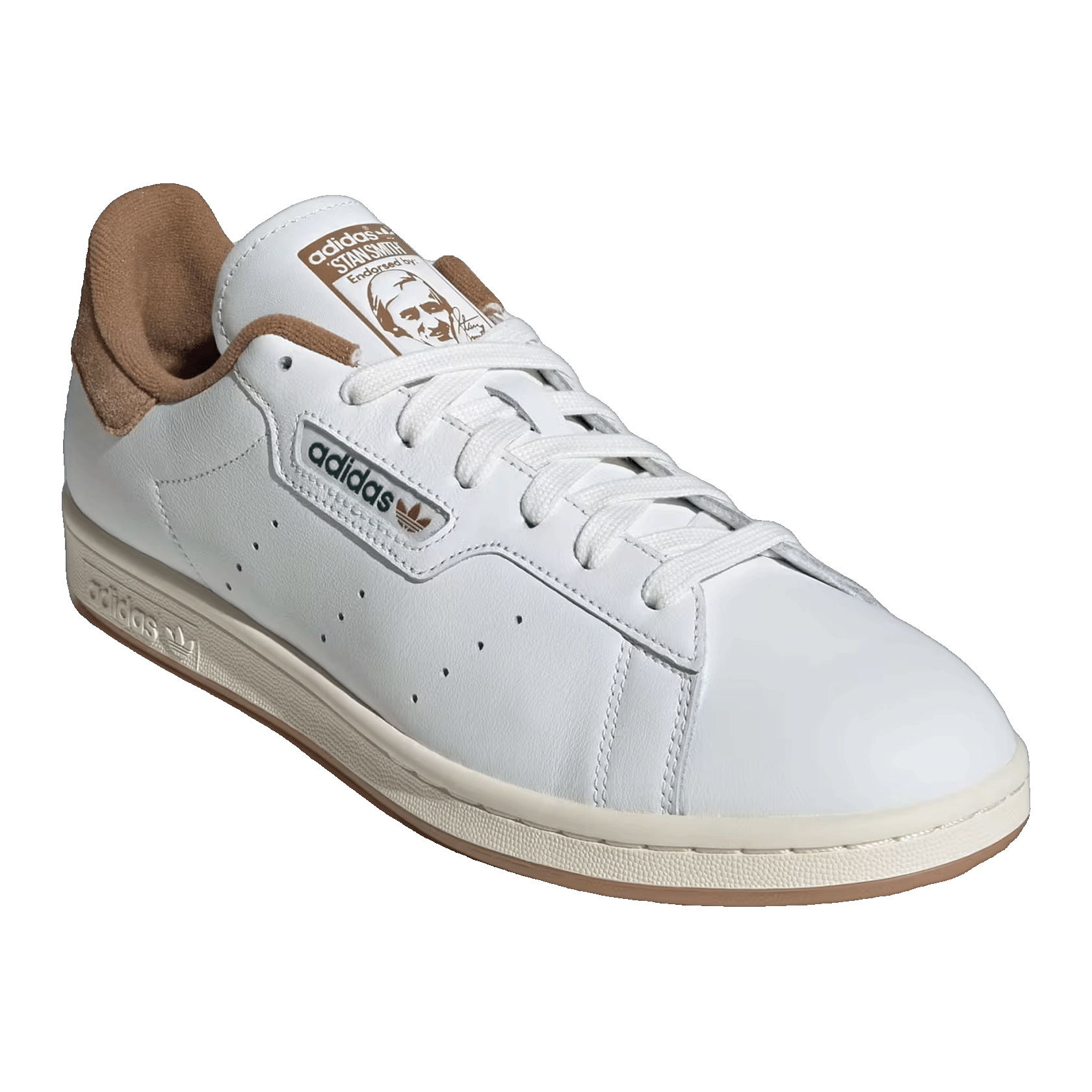 adidas Stan Smith White Brown Desert Side ID1354