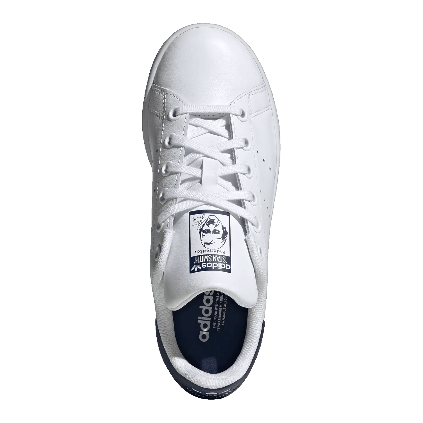 adidas Stan Smith White Dark Blue (GS) Oben JP9717