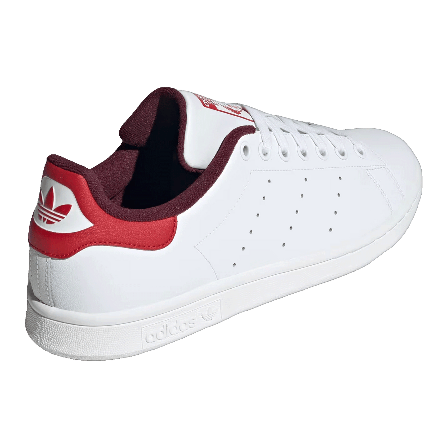 adidas Stan Smith White Maroon Better Scarlet Back IG1321
