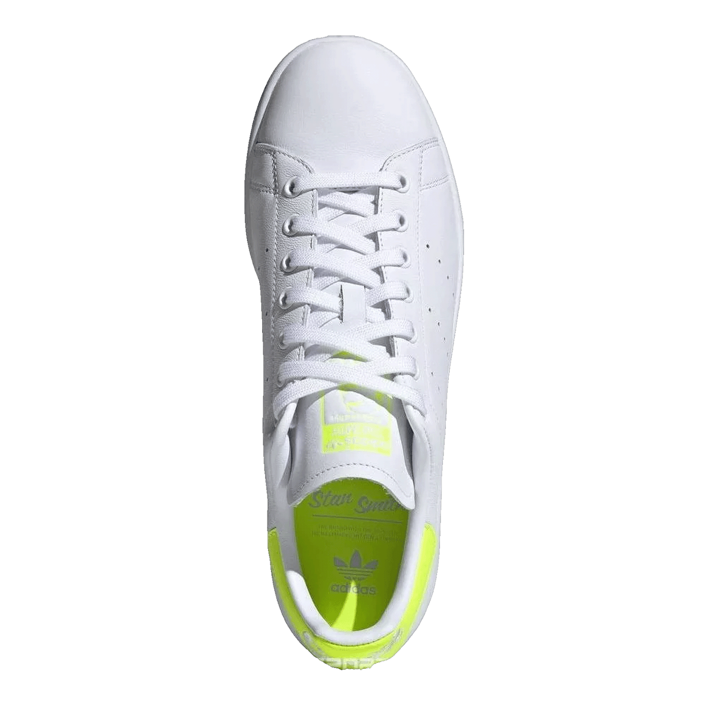 adidas Stan Smith White Neon Yellow Oben
