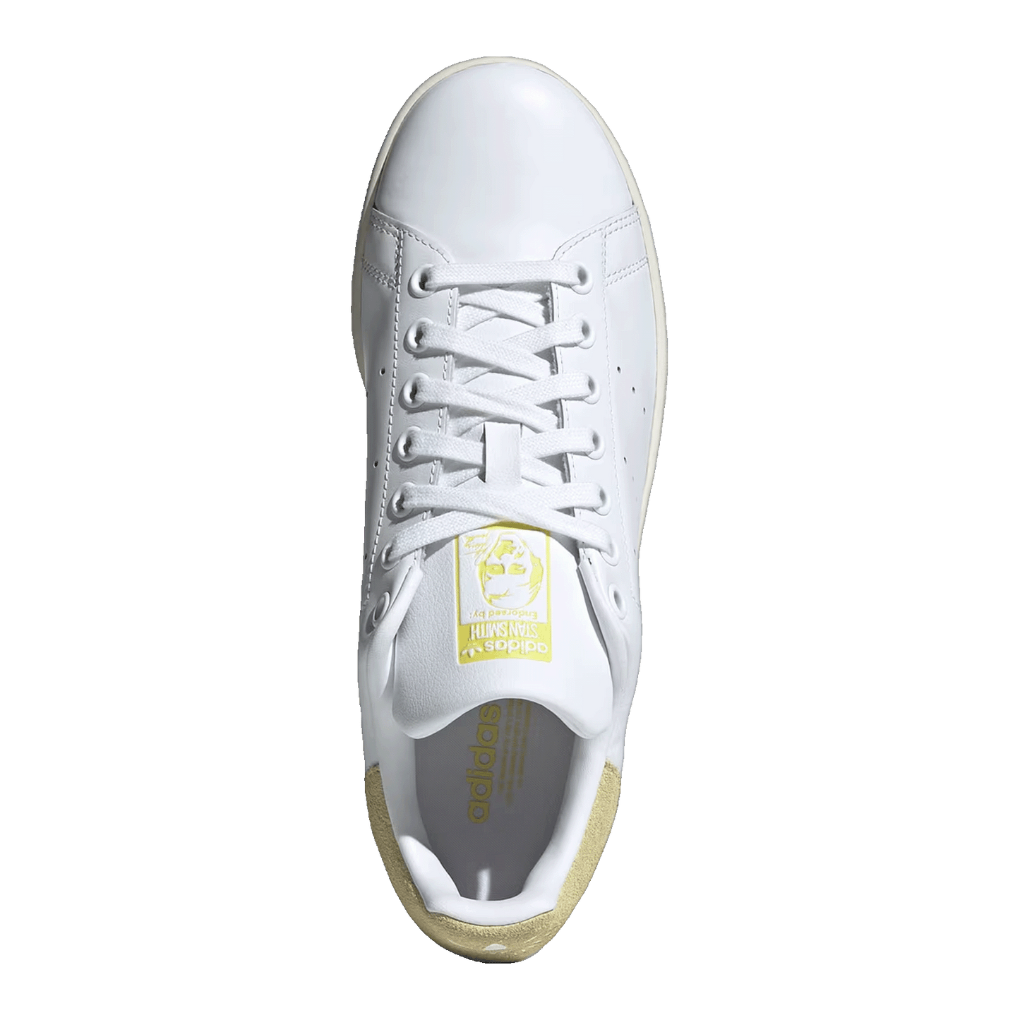 adidas Stan Smith White Powder Yellow (W) Oben