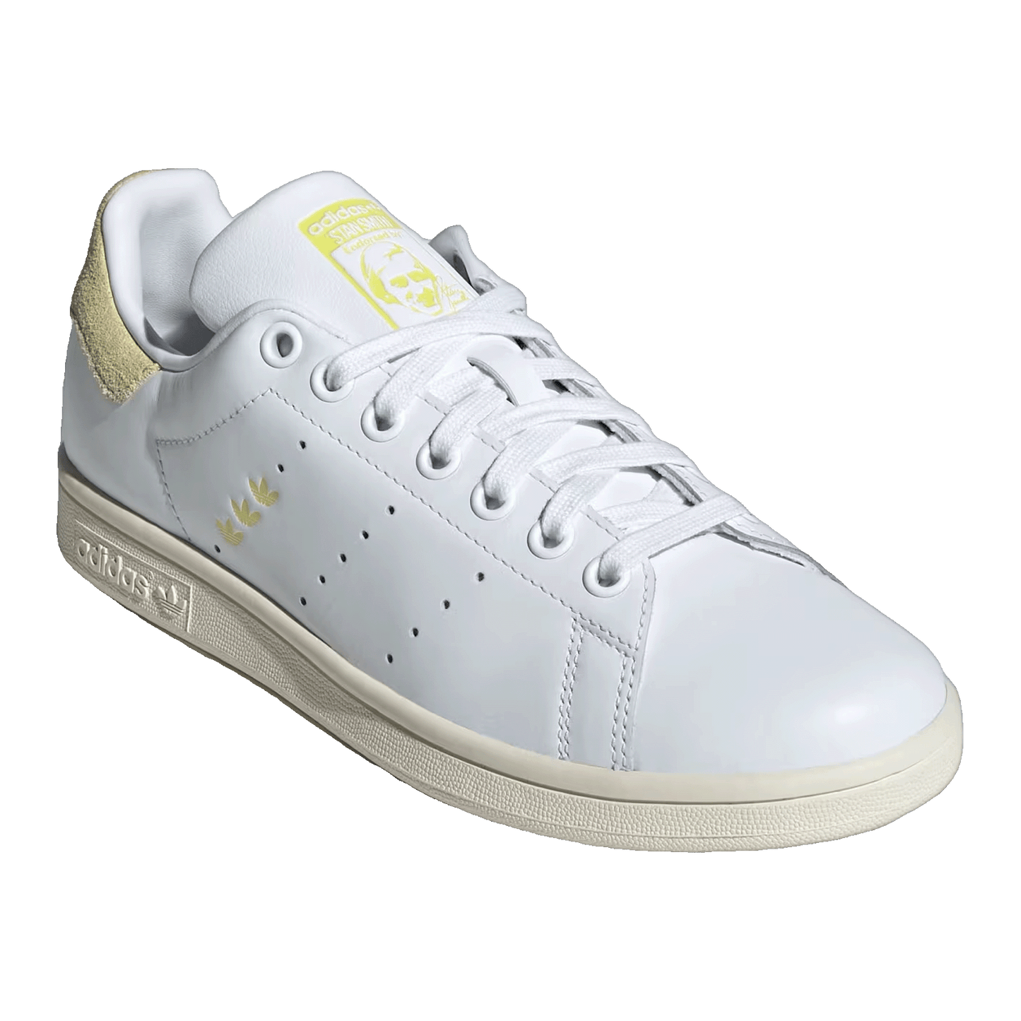 adidas Stan Smith White Powder Yellow (W) Side JI2934