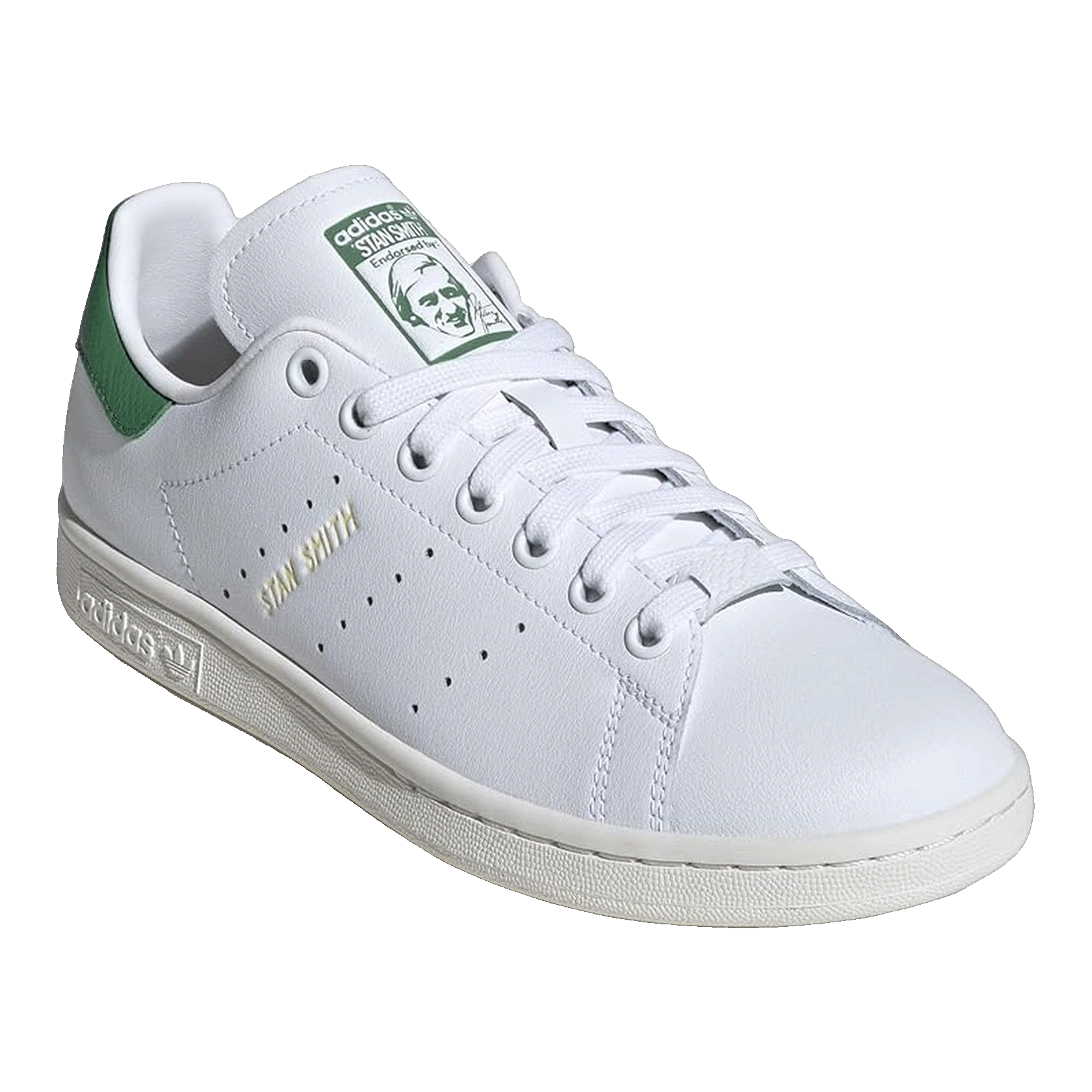 adidas Stan Smith White Preloved Green Yellow (W) Side IE0469