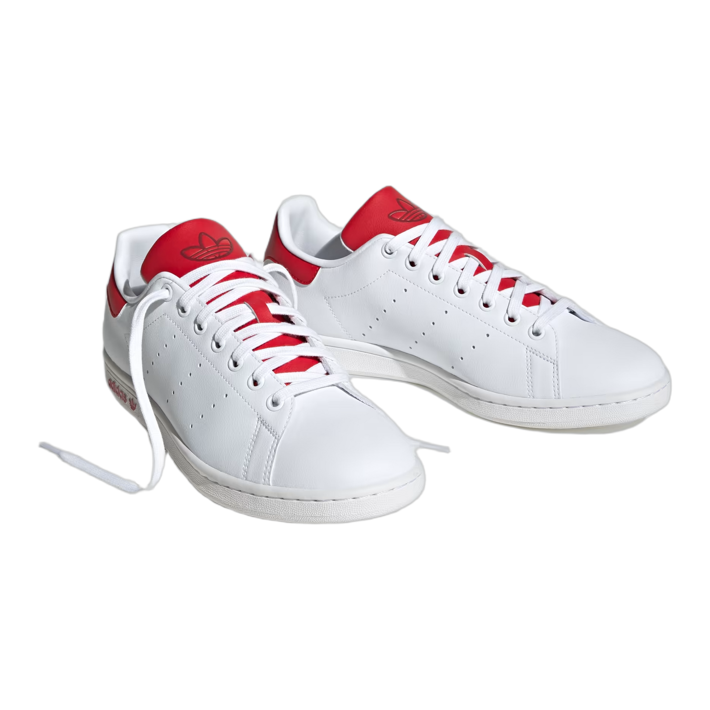adidas Stan Smith White Scarlet Side ID1979