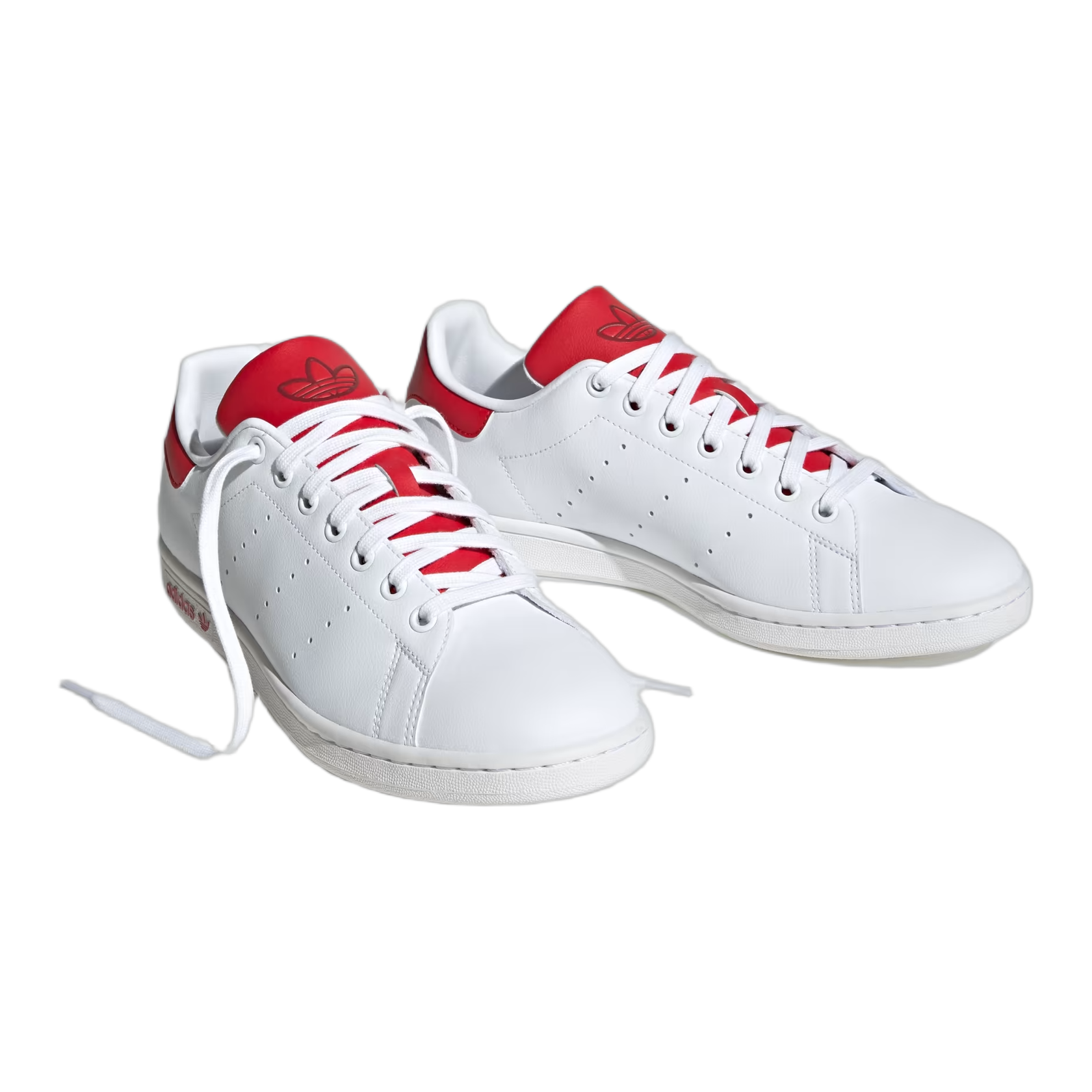 adidas Stan Smith White Scarlet Side ID1979