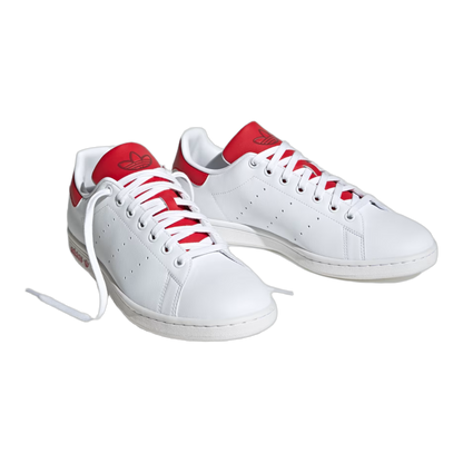 adidas Stan Smith White Scarlet Side ID1979
