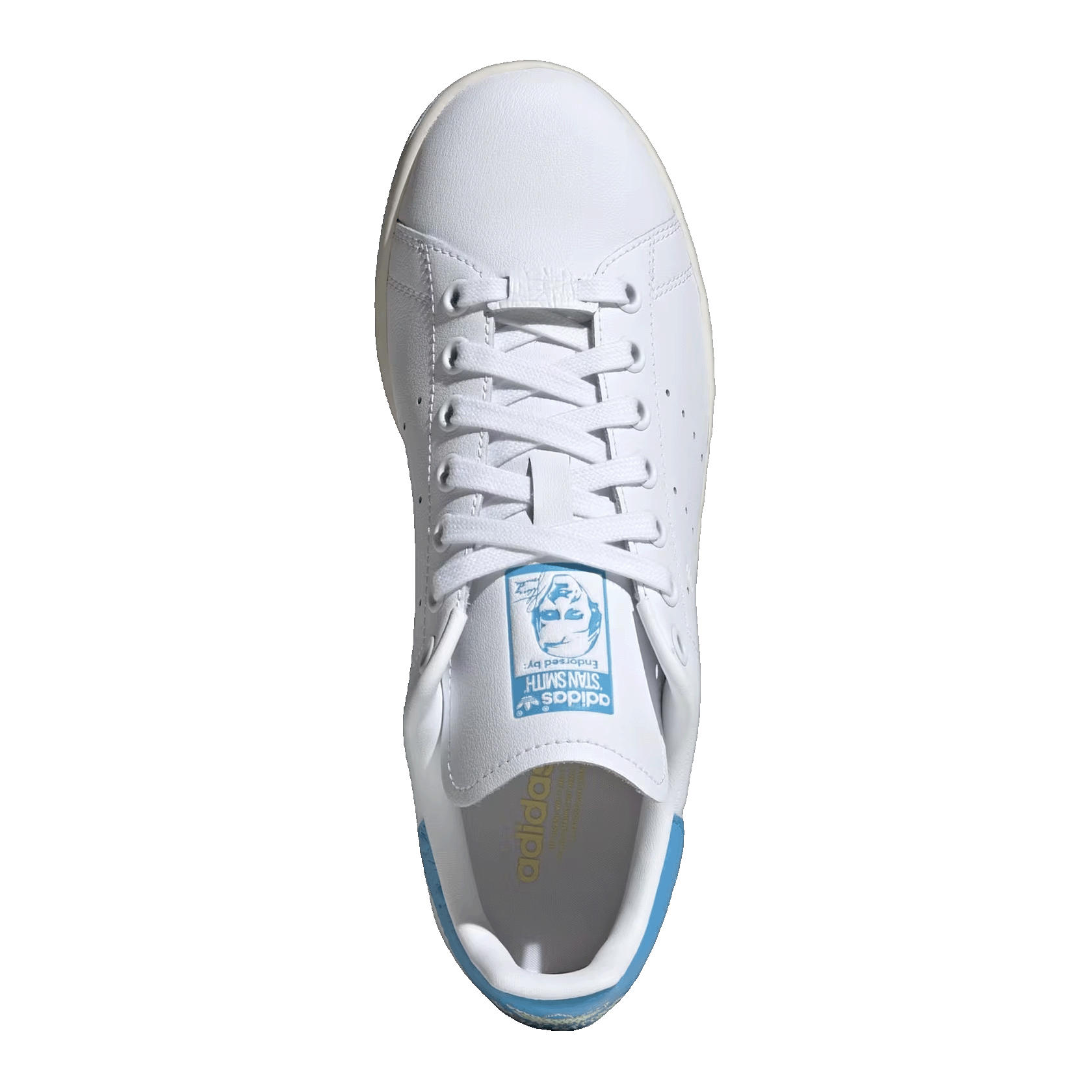 adidas Stan Smith White Semi Blue Burst (W) Oben