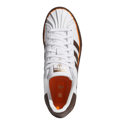adidas Superstar CLOT by Edison Chen White Coffee Oben KK1388