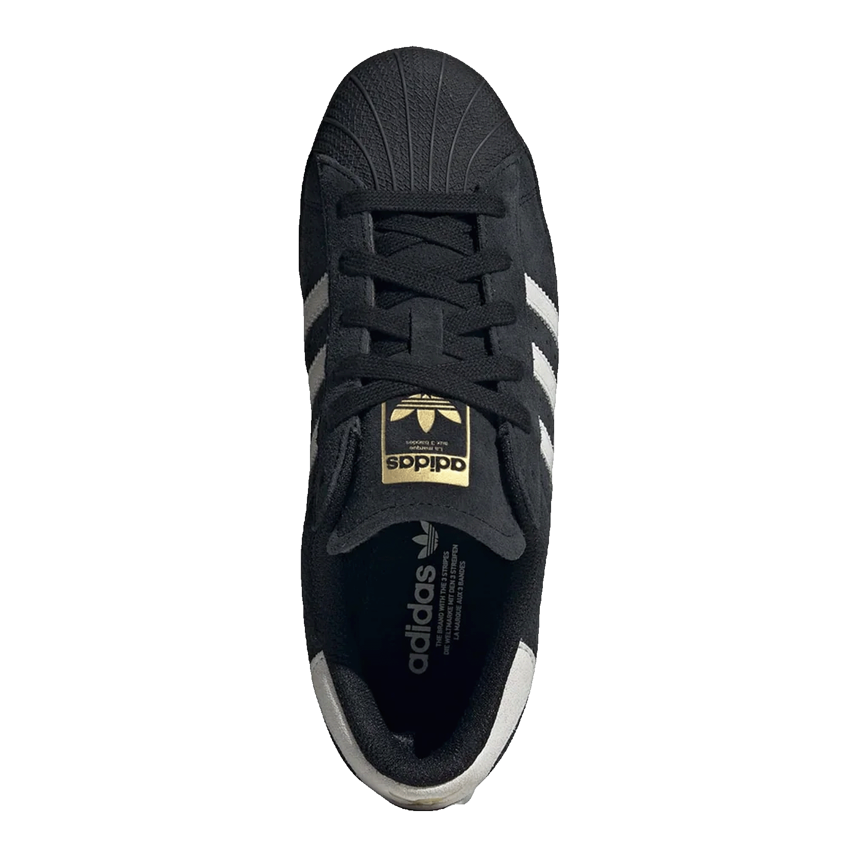 adidas Superstar Core Black Matter Gold (W) Oben IE6525