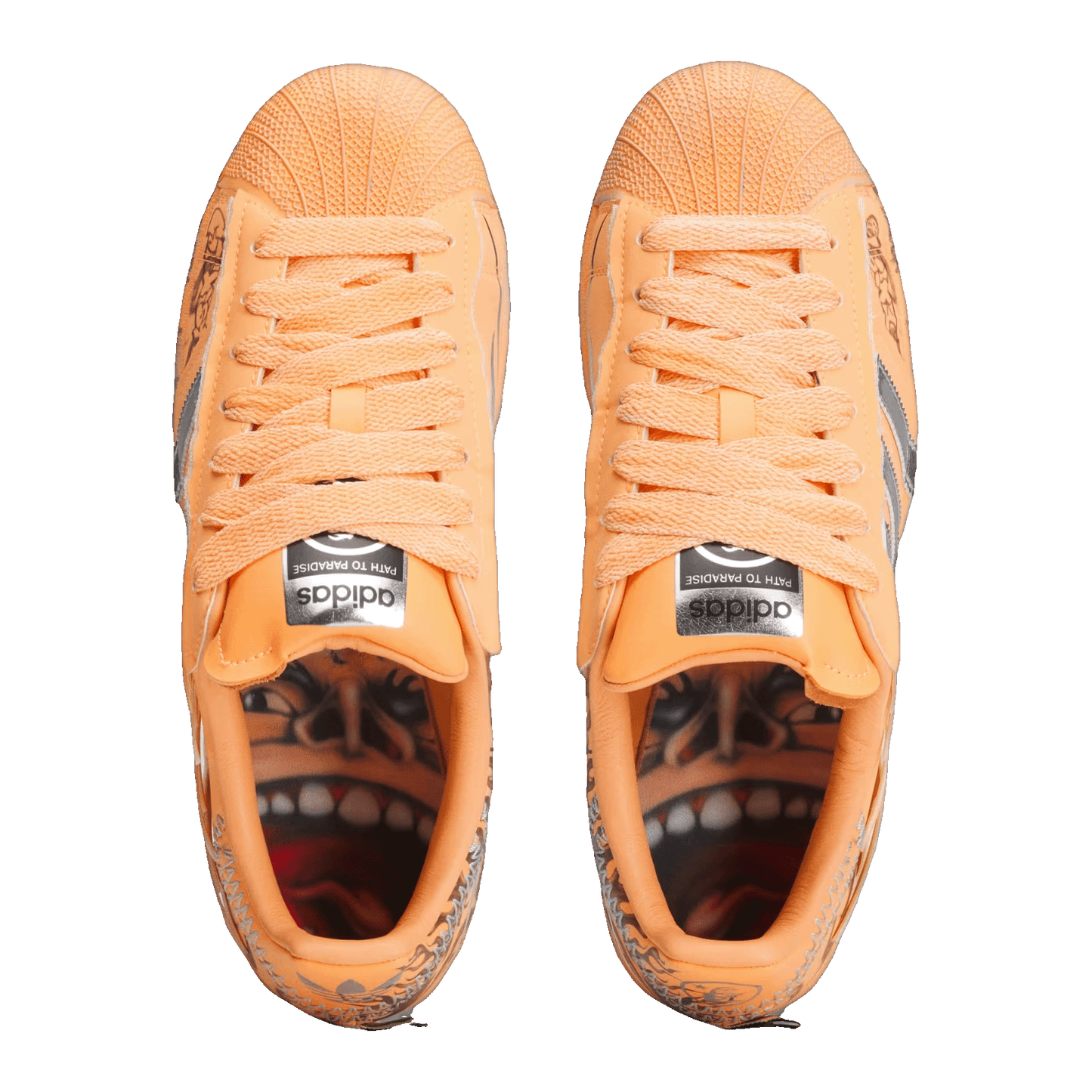 adidas Superstar Hellstar Hazy Orange Oben LA1501