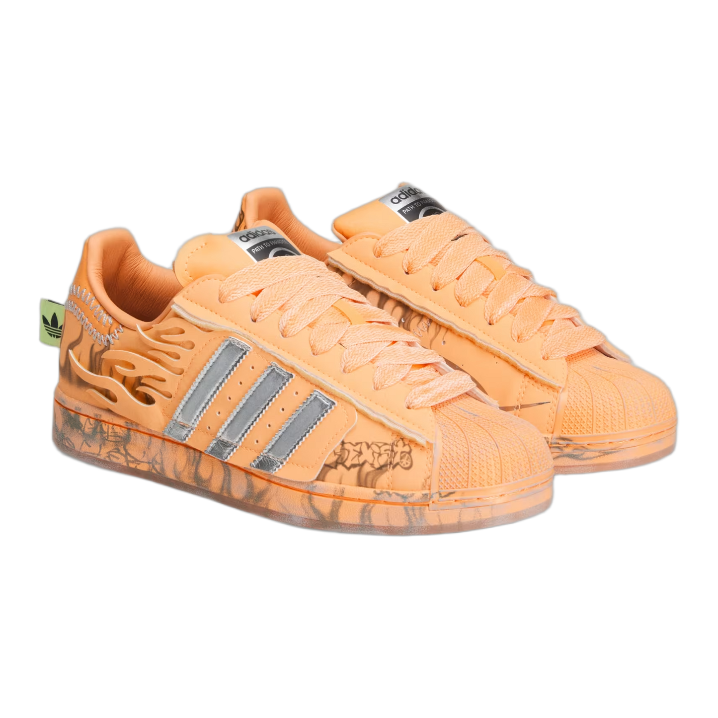 adidas Superstar Hellstar Hazy Orange Side LA1501