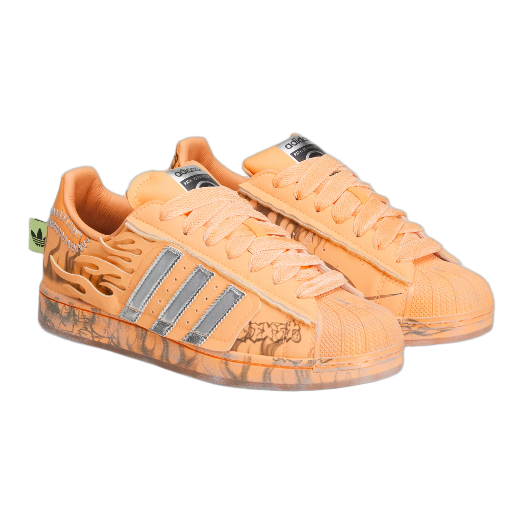 adidas Superstar Hellstar Hazy Orange Side LA1501