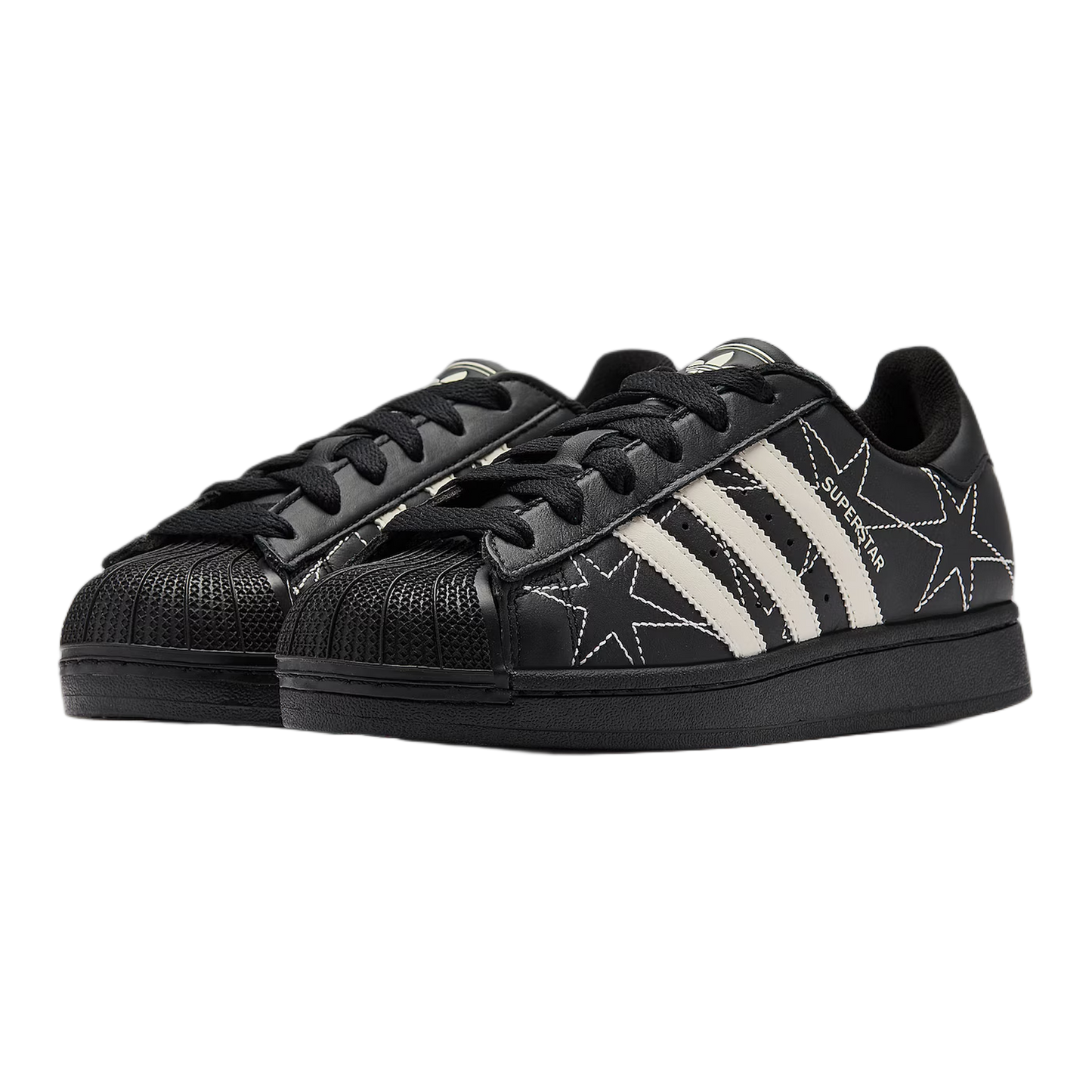 adidas Superstar II Black Cream White Stars (W) Side IH4124