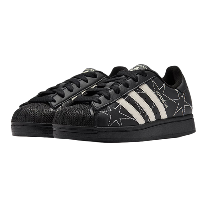 adidas Superstar II Black Cream White Stars (W) Side IH4124