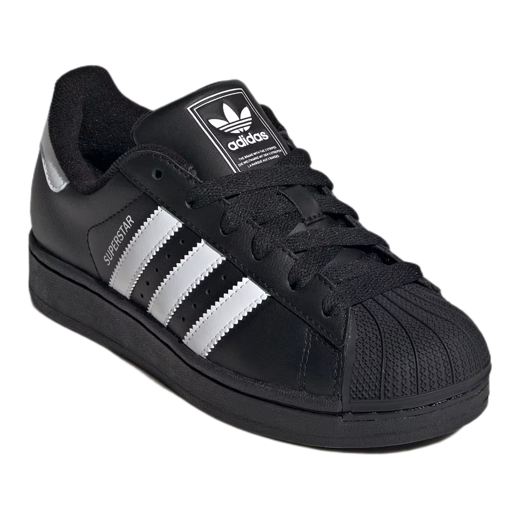 adidas Superstar II Black White (GS) Side JH9977