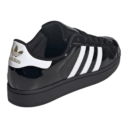 adidas Superstar II Core Black Cloud White Gold Metallic (W) Back JS4009
