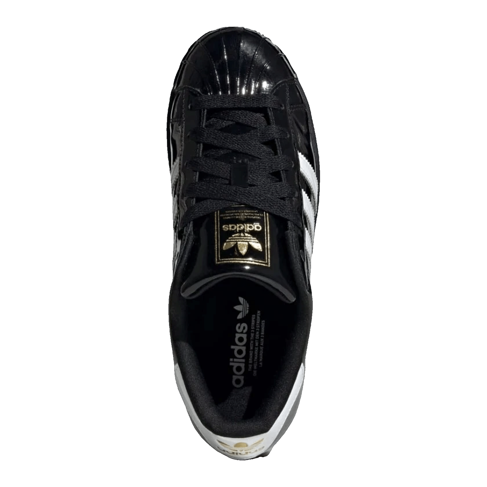 adidas Superstar II Core Black Cloud White Gold Metallic (W) Oben JS4009