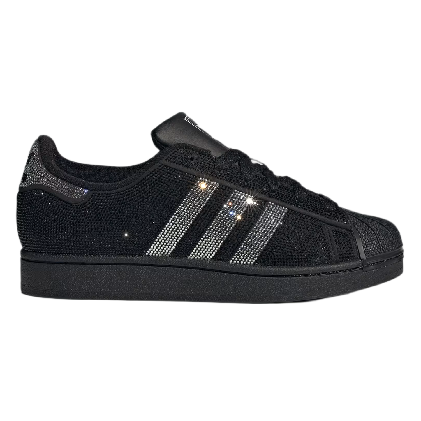 adidas Superstar II Rhinestone Black Silver (W) IH4200