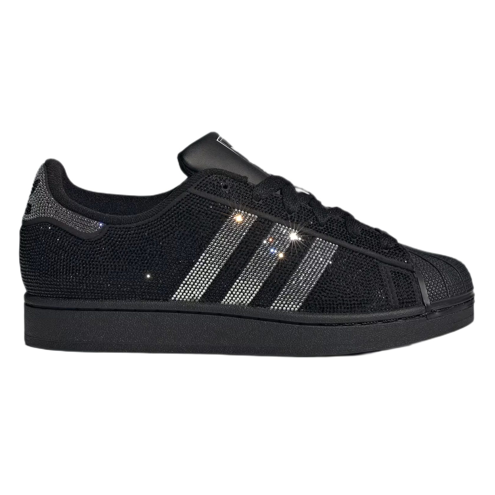 adidas Superstar II Rhinestone Black Silver (W) IH4200