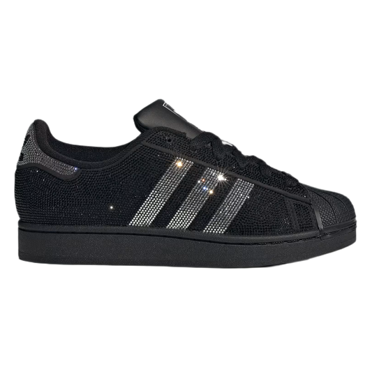 adidas Superstar II Rhinestone Black Silver (W) IH4200