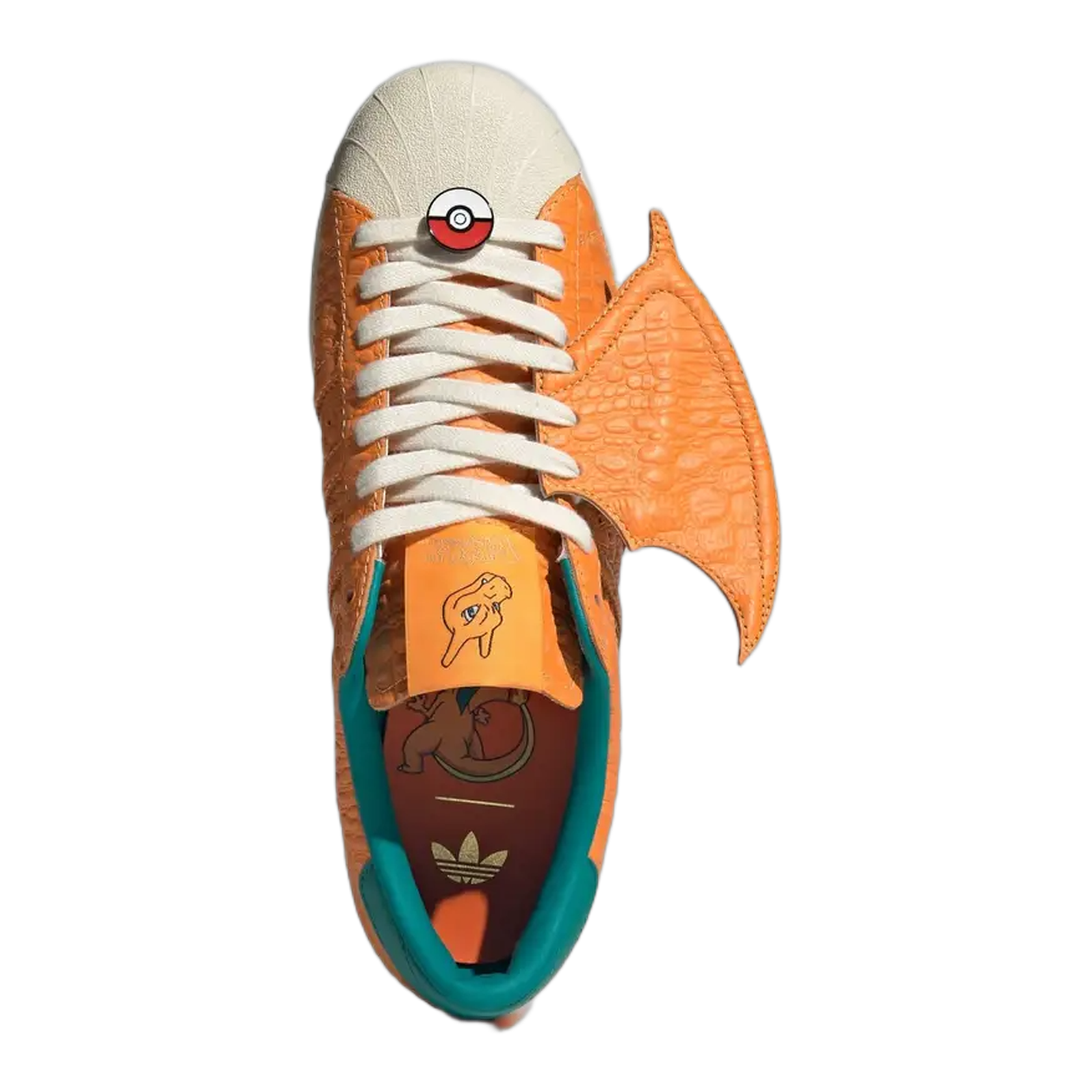 adidas Superstar Pokémon Charizard Oben