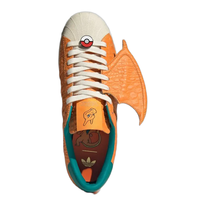 adidas Superstar Pokémon Charizard Oben