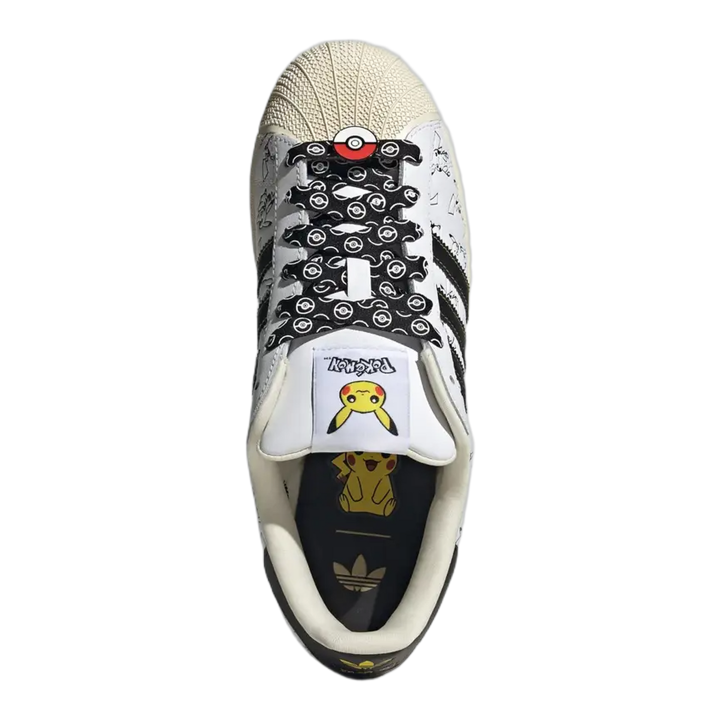 adidas Superstar Pokémon Pikachu White Oben KI2857