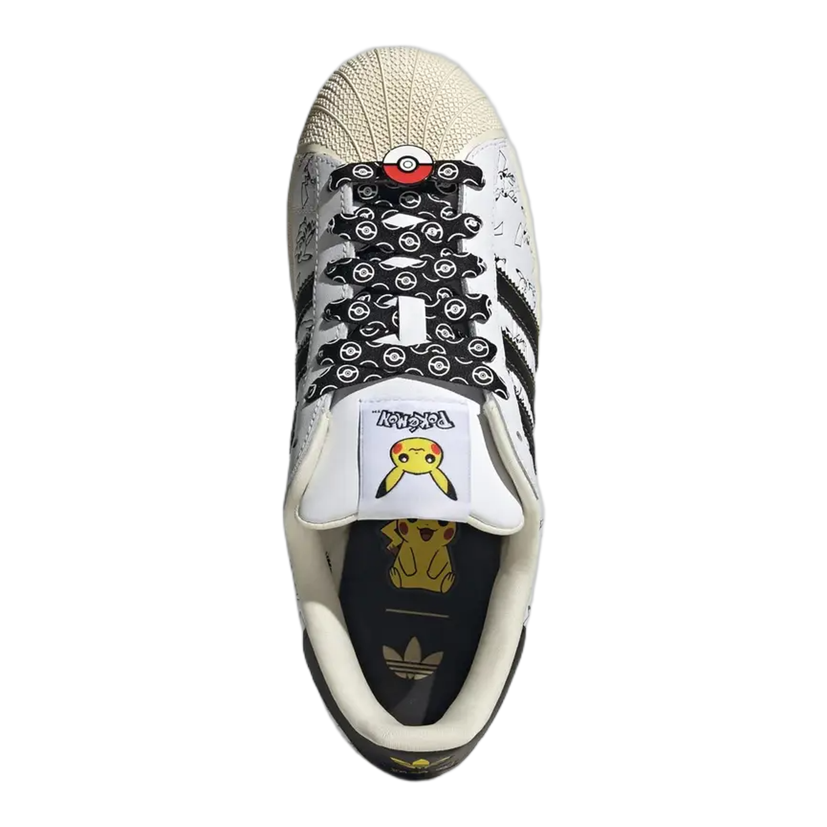 adidas Superstar Pokémon Pikachu White Oben KI2857