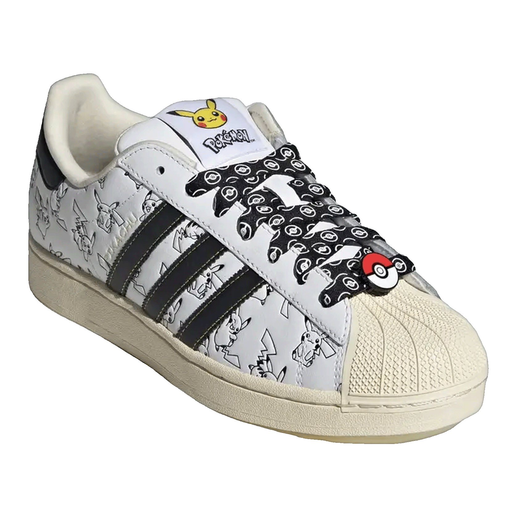 adidas Superstar Pokémon Pikachu White Side KI2857