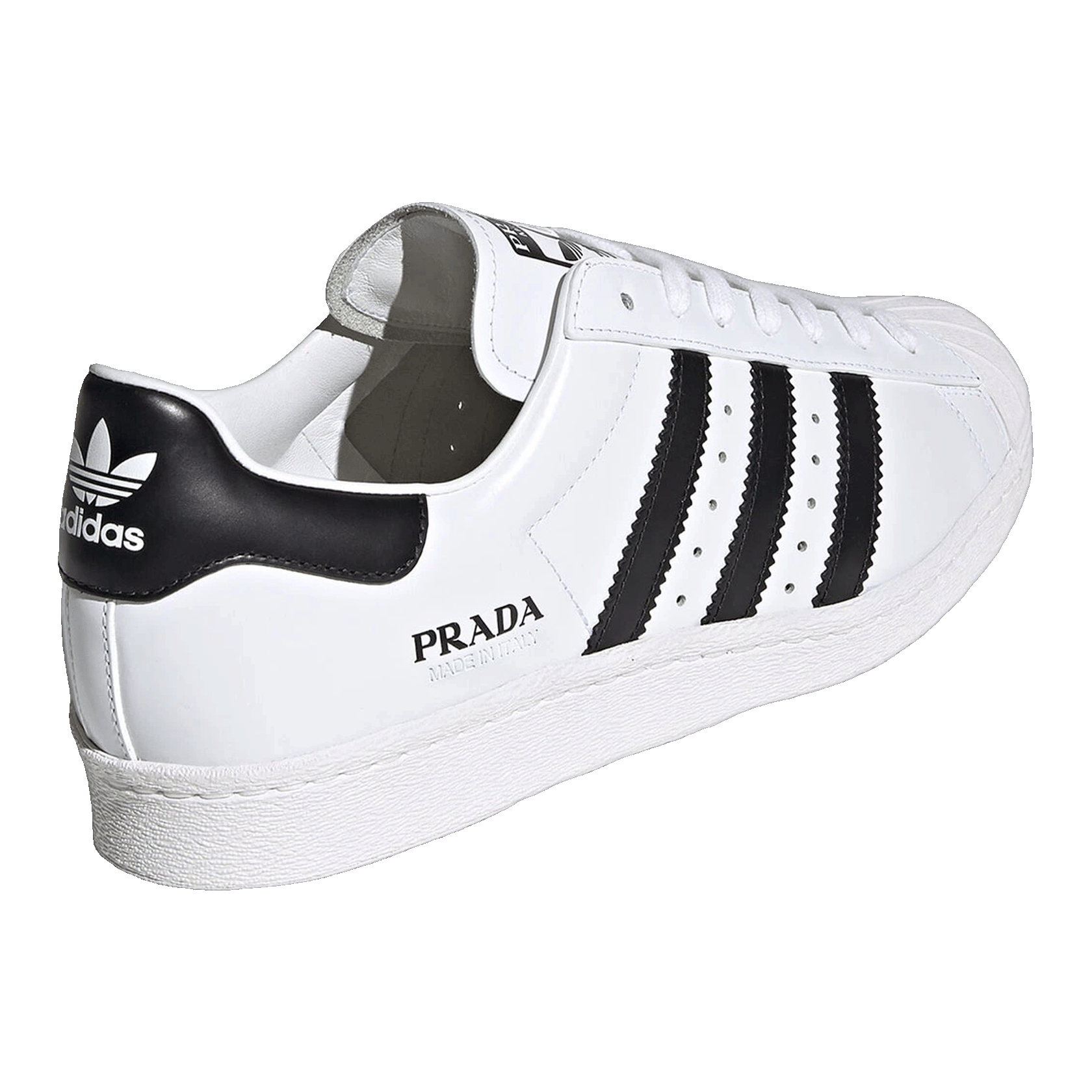 adidas Superstar Prada White Black Back FW6680/2EG321-3L97-F0E5W