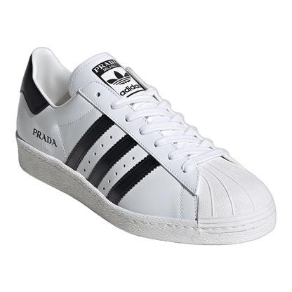 adidas Superstar Prada White Black Side FW6680/2EG321-3L97-F0E5W