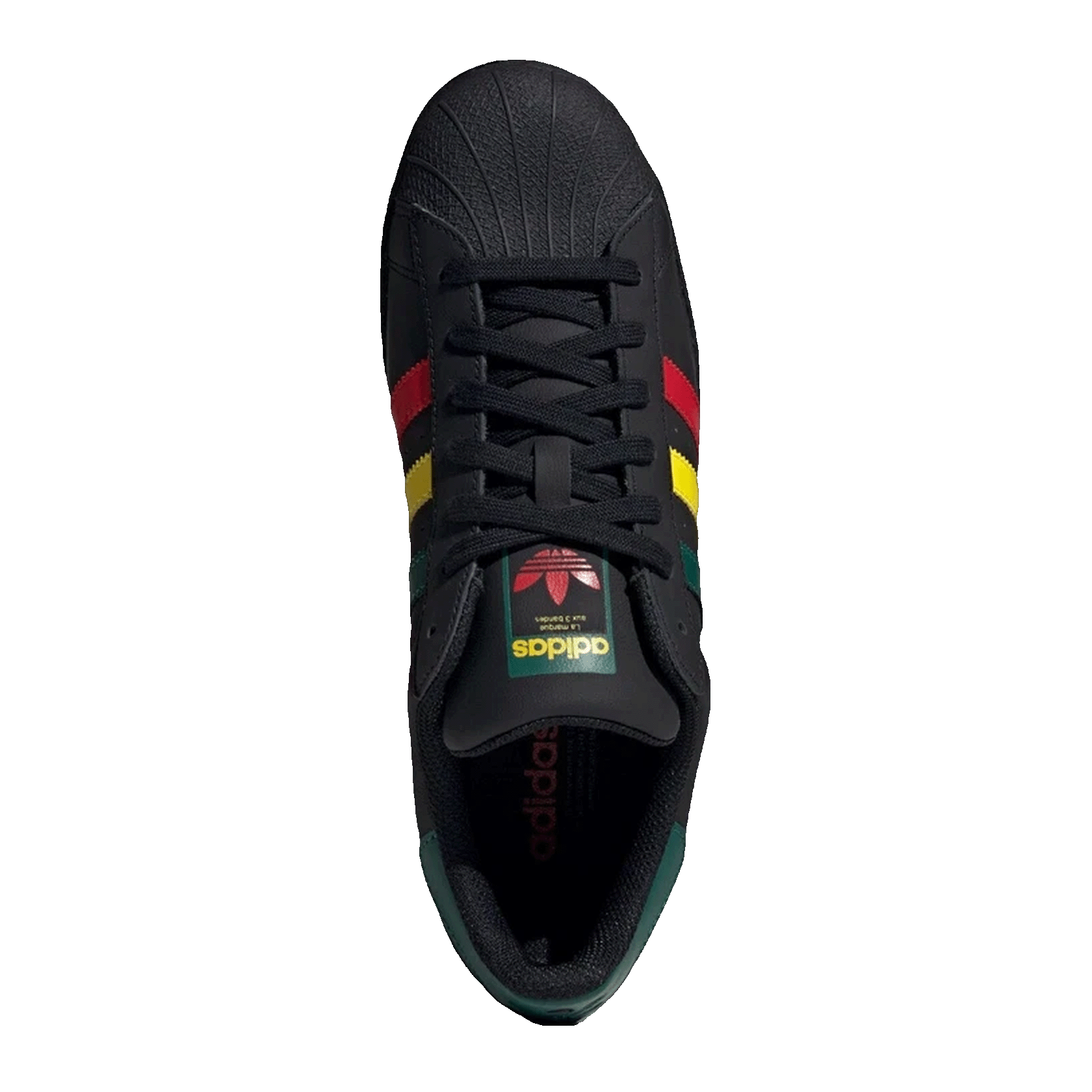 adidas Superstar Rasta Black Oben IH3121