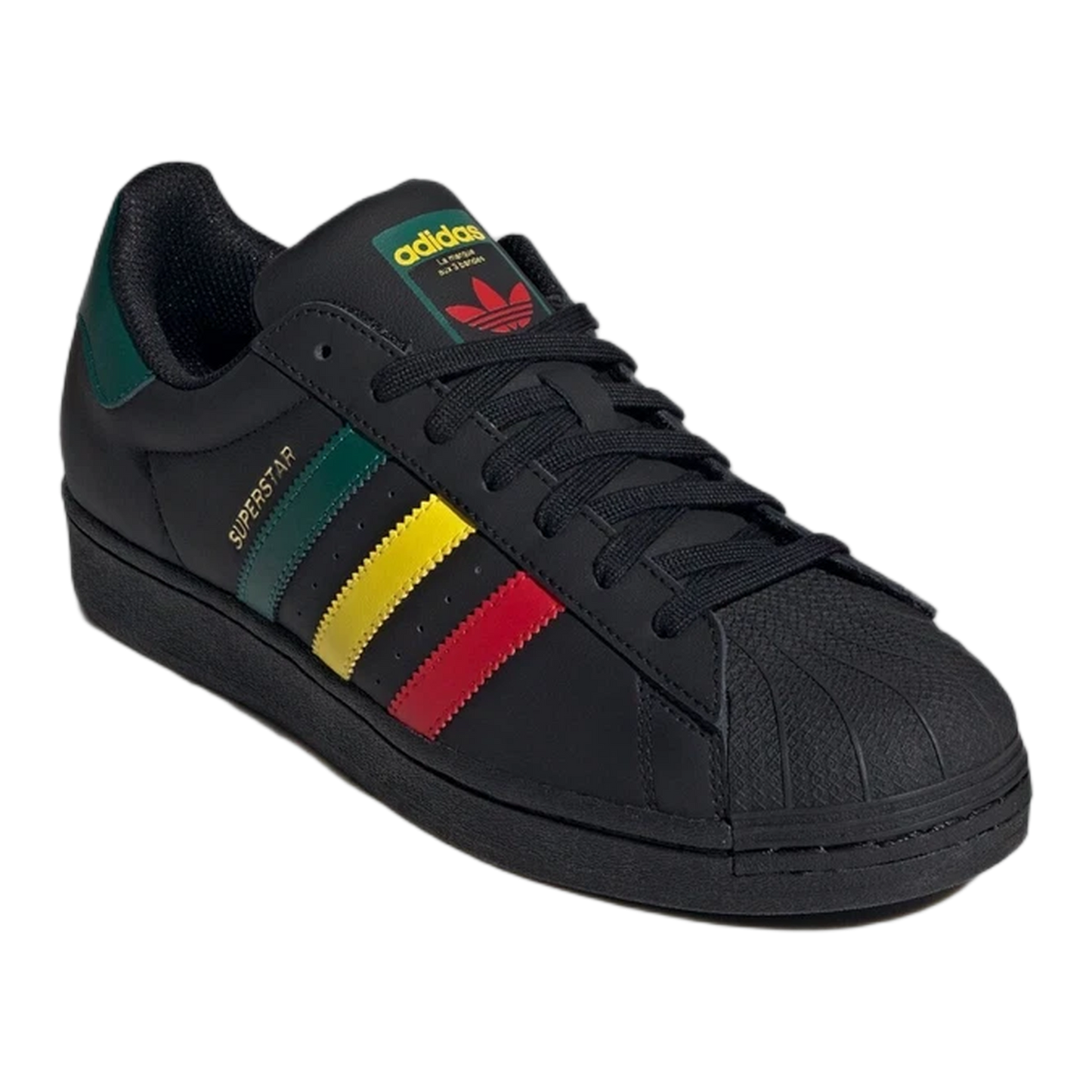 adidas Superstar Rasta Black Side IH3121