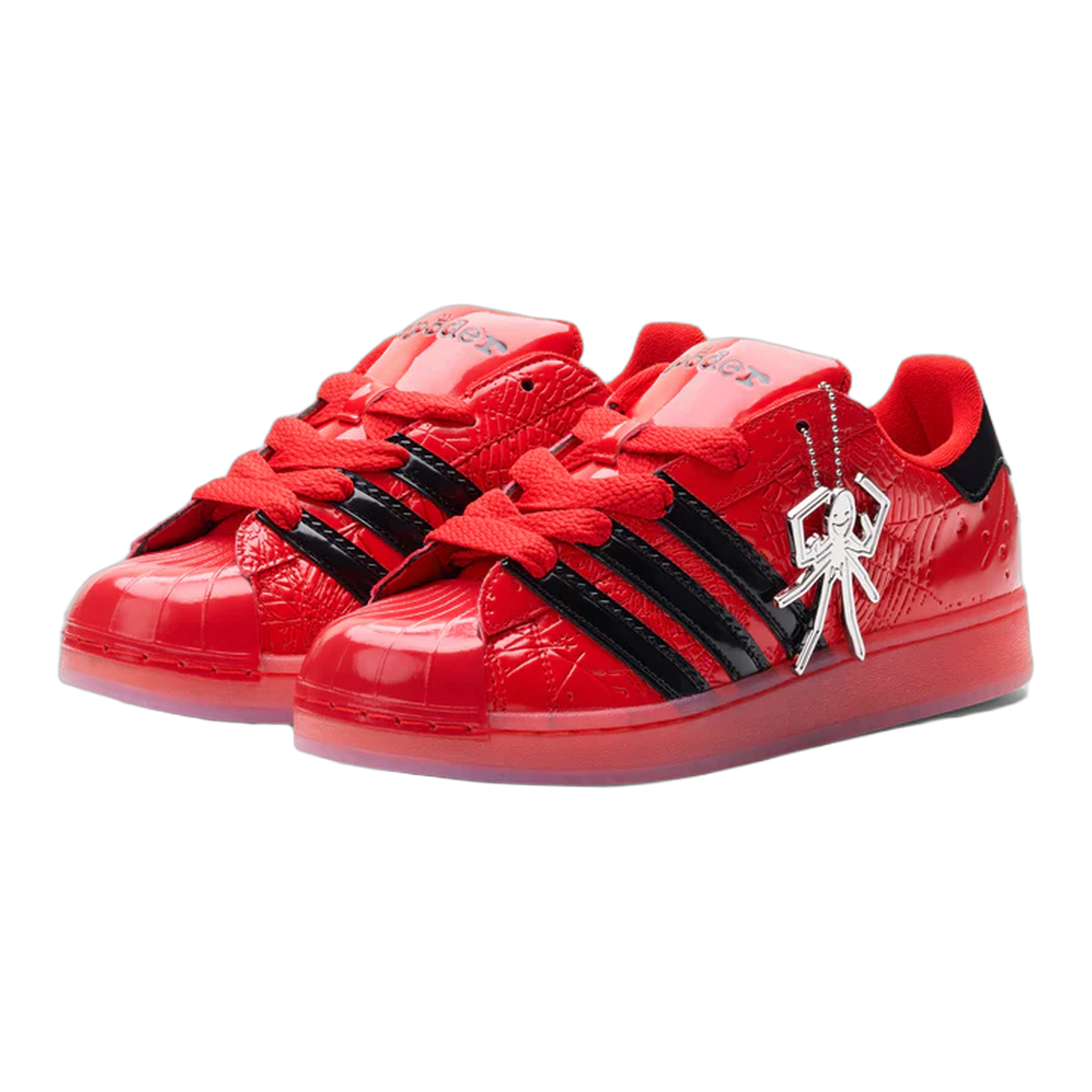 adidas Superstar Sp5der Red Black Side KJ7005