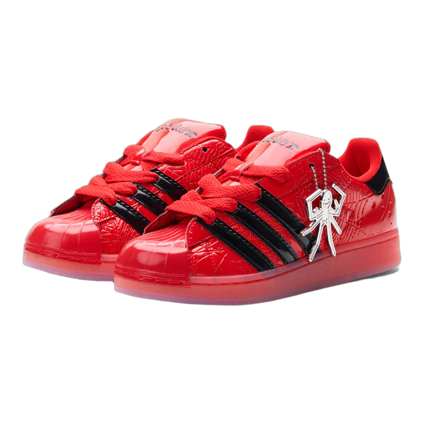 adidas Superstar Sp5der Red Black Side KJ7005
