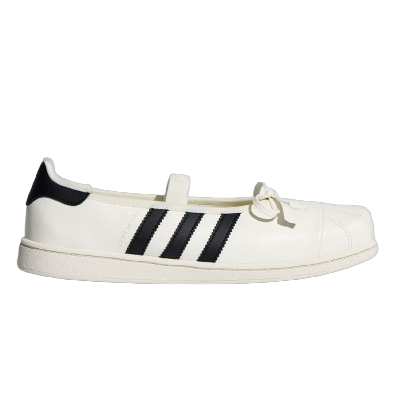adidas Superstar Square Toe Ballet JENNIE Black Offf White (W) LB3787