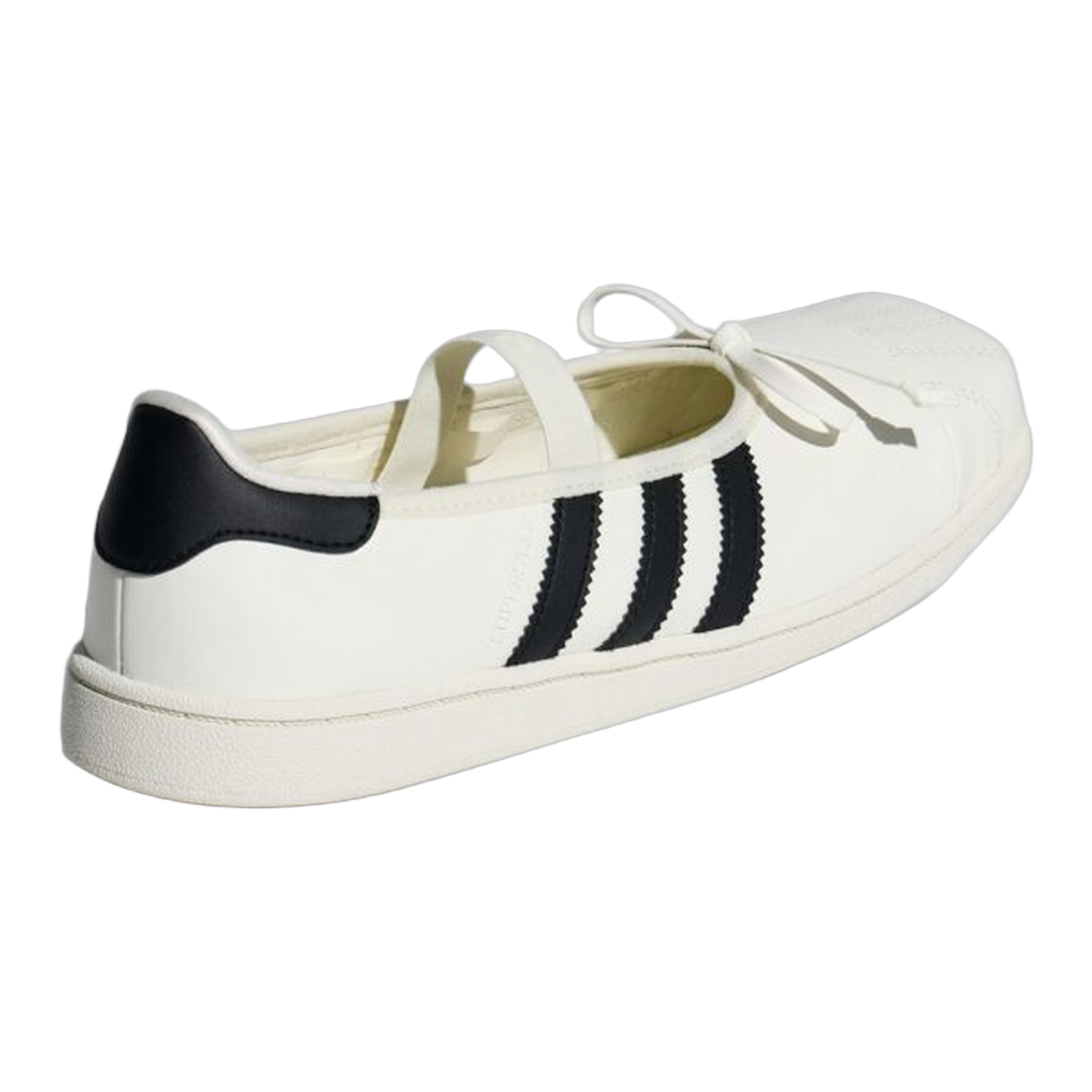 adidas Superstar Square Toe Ballet JENNIE Black Offf White (W) Back LB3787