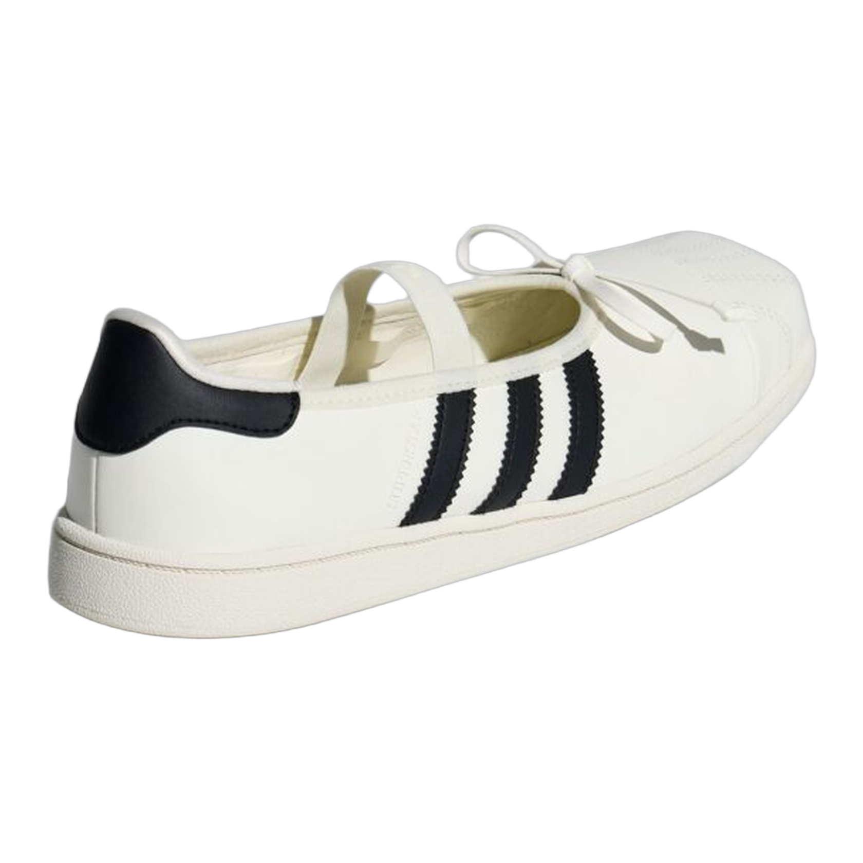 adidas Superstar Square Toe Ballet JENNIE Black Offf White (W) Back LB3787