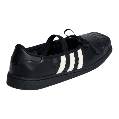 adidas Superstar Square Toe Ballet JENNIE Off White Black (W) Back LB3786