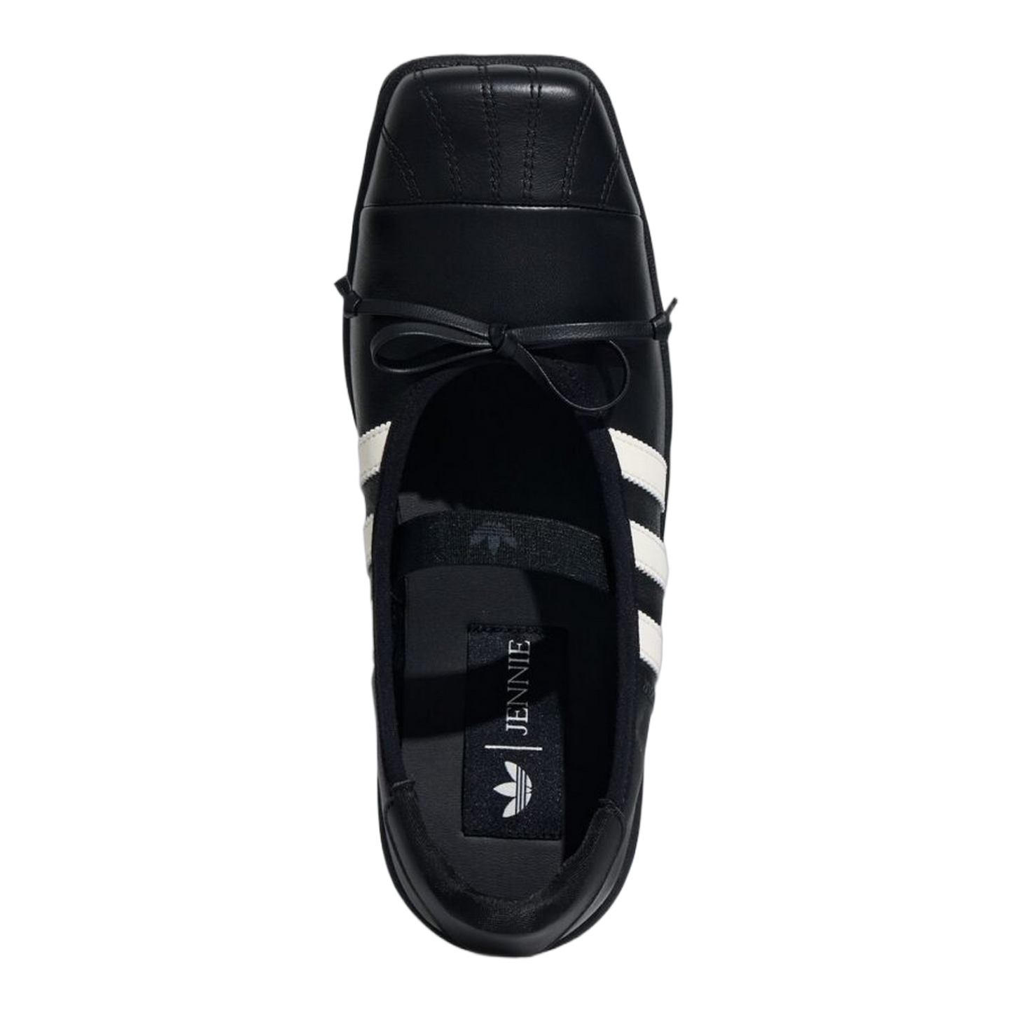 adidas Superstar Square Toe Ballet JENNIE Off White Black (W) Oben LB3786