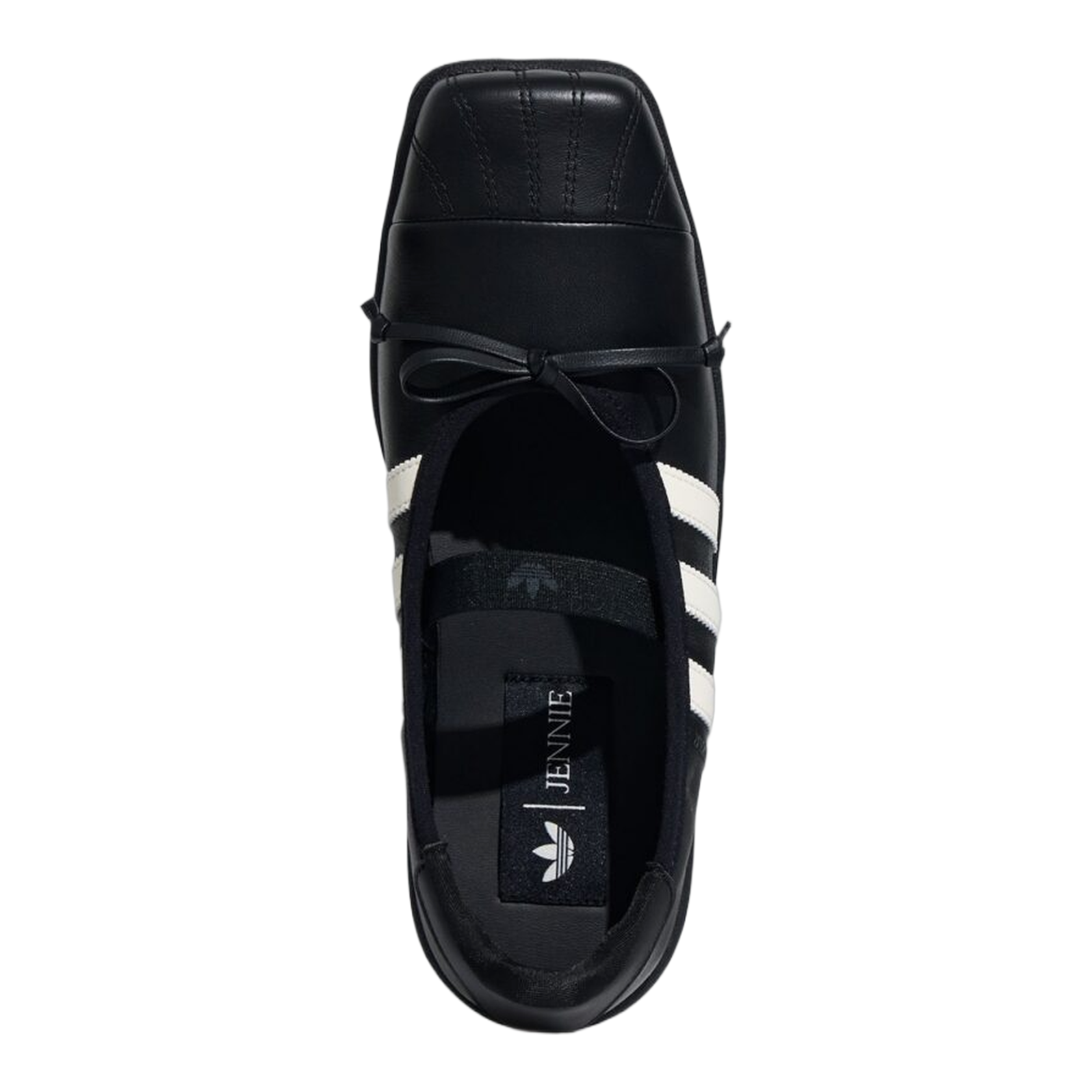adidas Superstar Square Toe Ballet JENNIE Off White Black (W) Oben LB3786