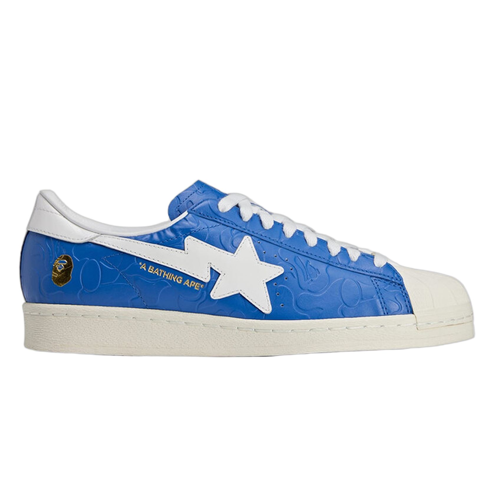 adidas Superstar Vintage Bape Blue White JR2702