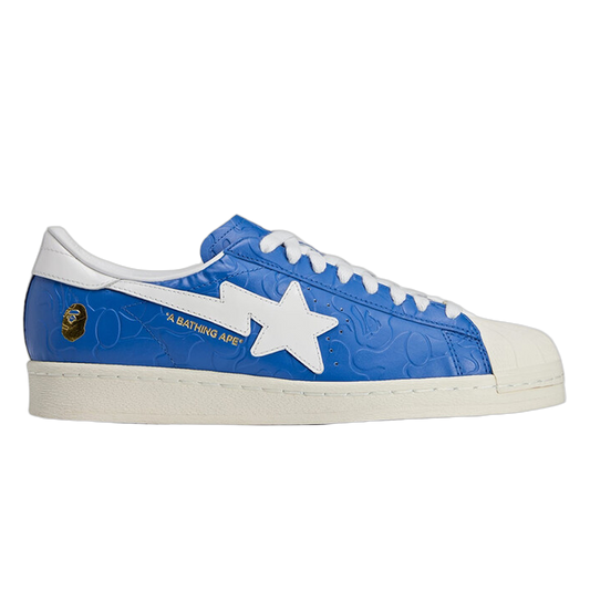 adidas Superstar Vintage Bape Blue White JR2702