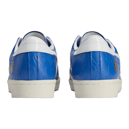 adidas Superstar Vintage Bape Blue White Back JR2702