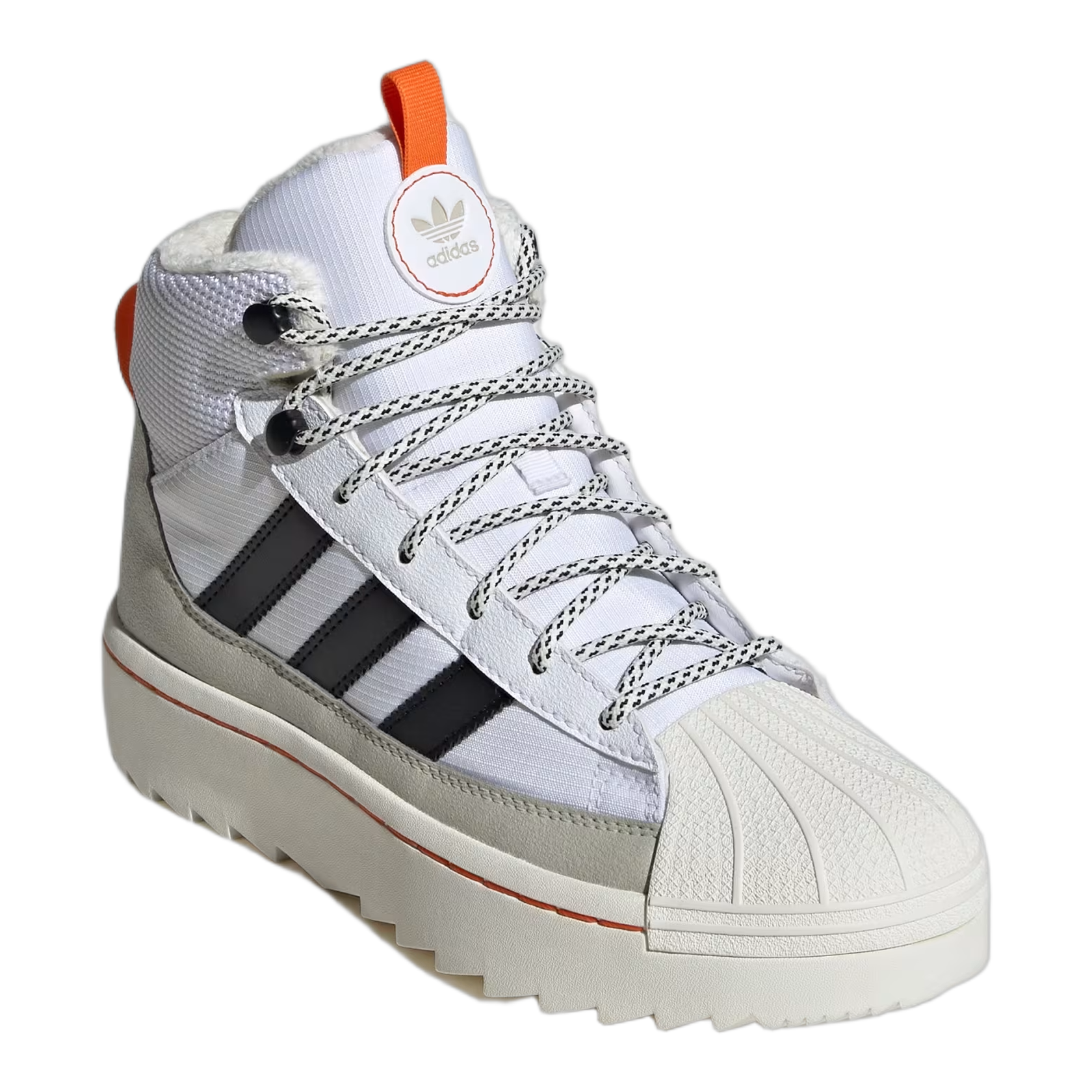 adidas Superstar Winter Trek Cloud White Core Black Putty Grey (GS) Side IG4316