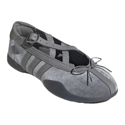 adidas Taekwondo Mei Ballet Grey Velour (W) Side JR4487