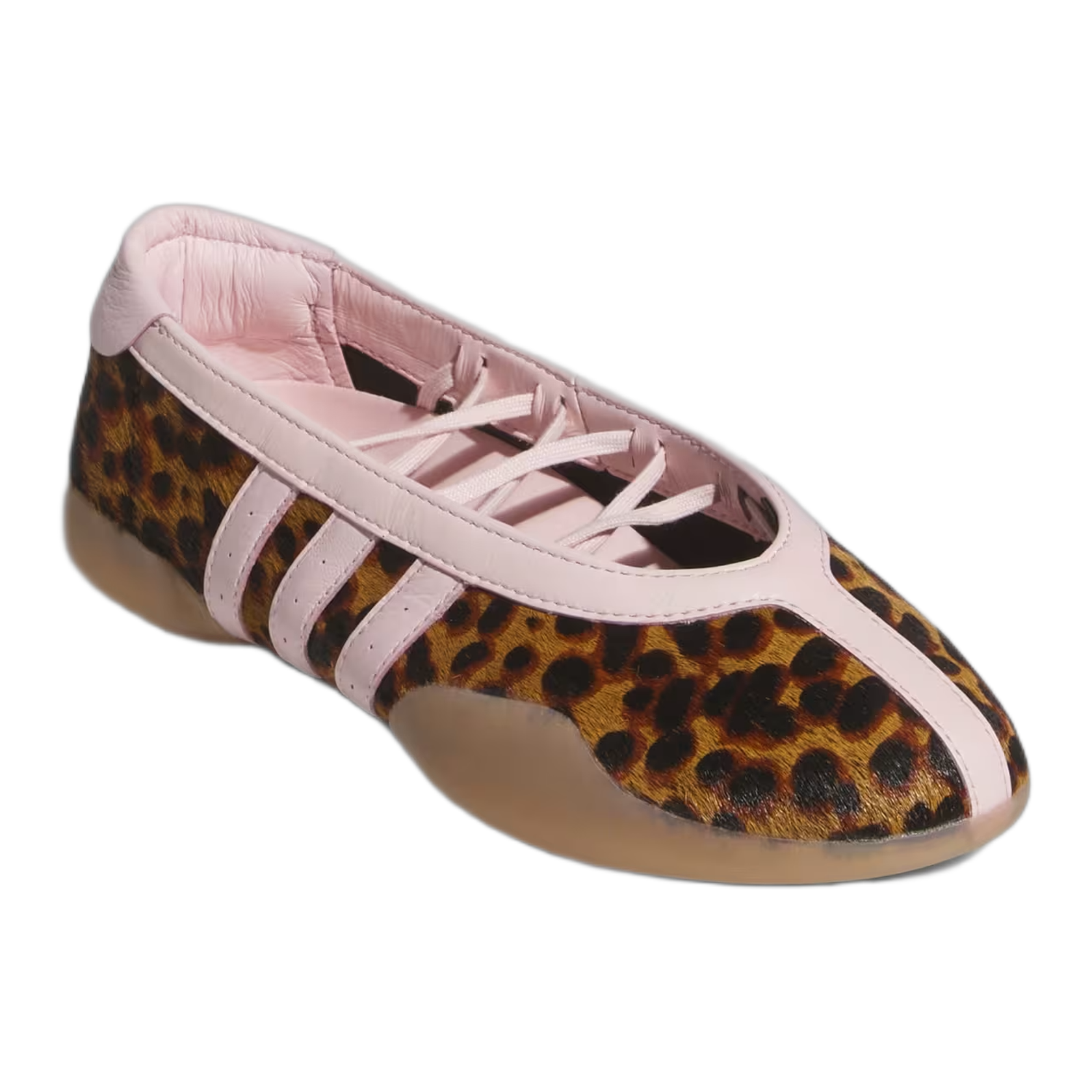 adidas Taekwondo Mei Ballet Leopard Print Clear Pink (W) Side KI0159