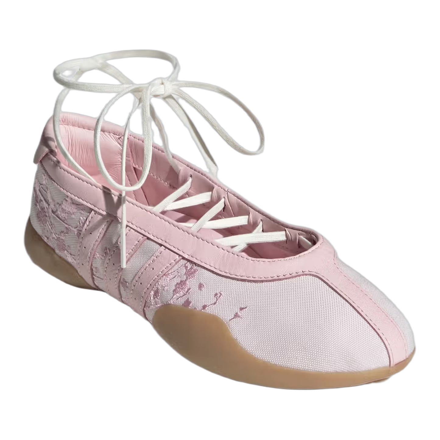 adidas Taekwondo Mei Ballet Pink Floral Embroidery (W) Side JQ9676