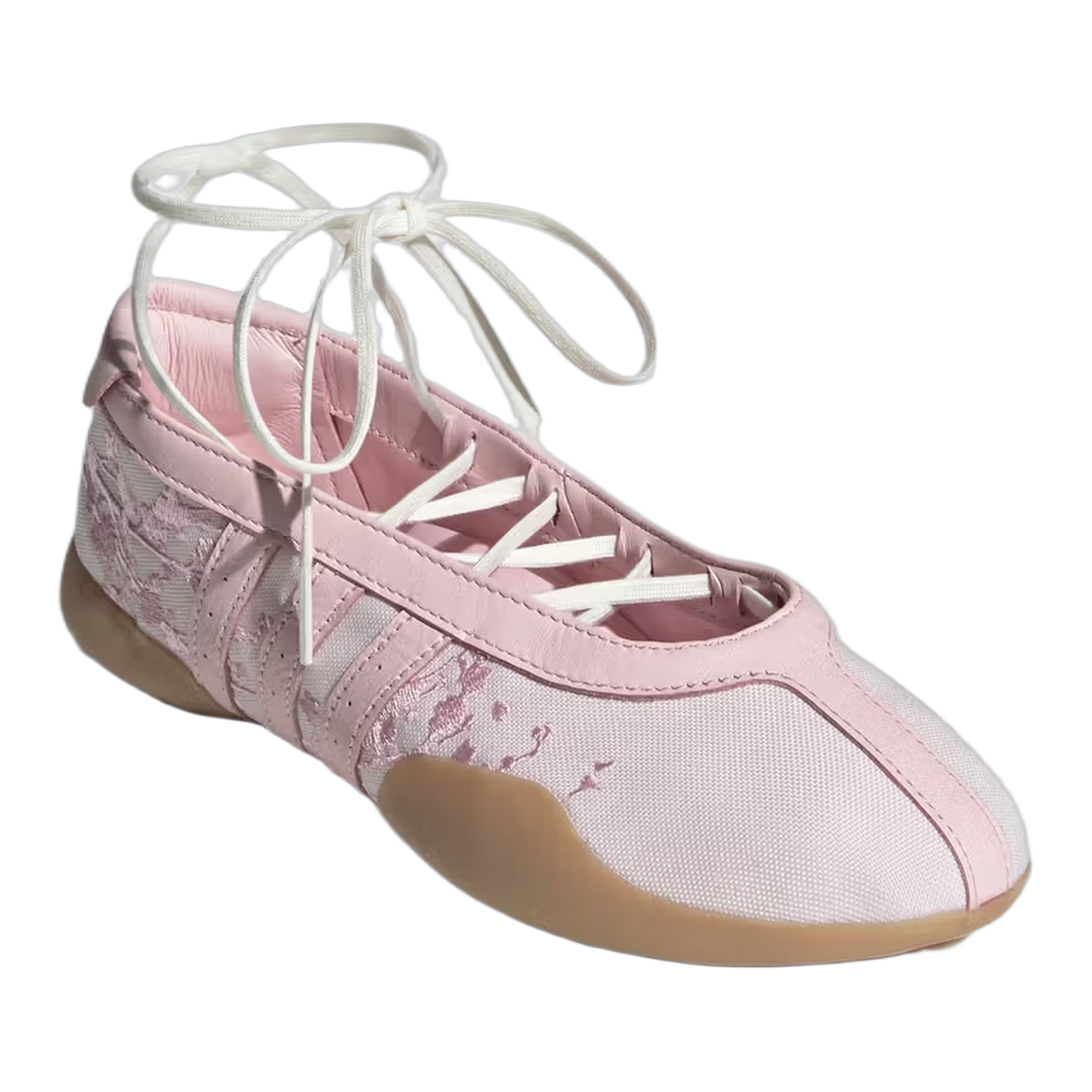 adidas Taekwondo Mei Ballet Pink Floral Embroidery (W) Side JQ9676