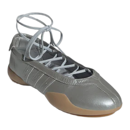 adidas Taekwondo Mei Ballet Silver Metallic Gum (W) Side JR7032